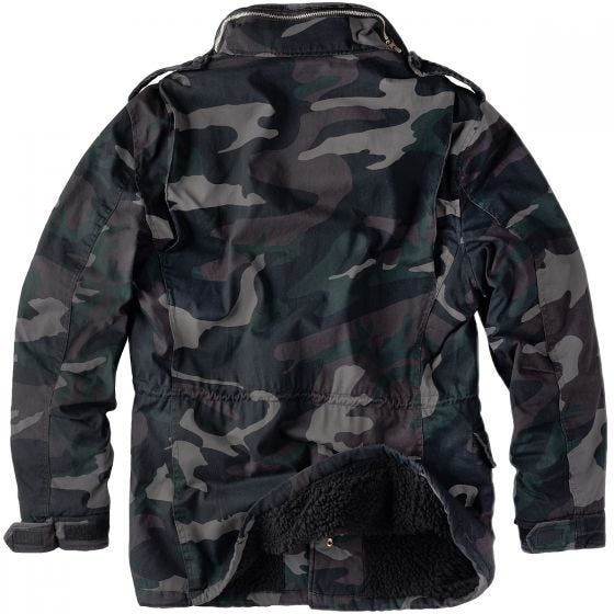 Surplus Paratrooper Talvitakki - Black Camo Washed