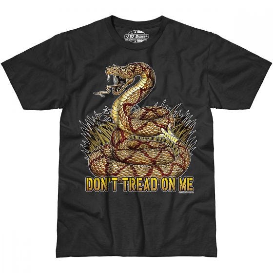 7.62 Design Don't Tread On Me T-paita Musta