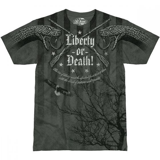 7.62 Design Liberty or Death T-paita Hiili