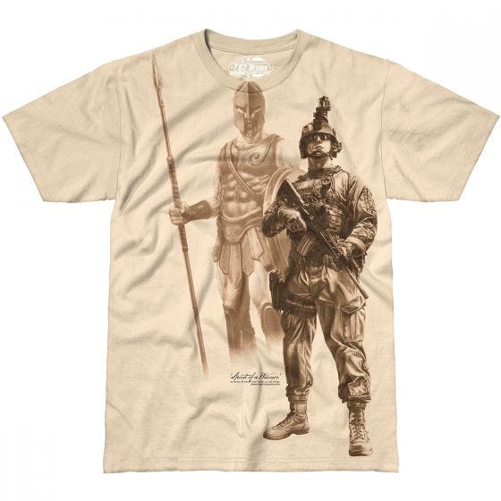 7.62 Design Spirit of a Warrior T-paita Sand