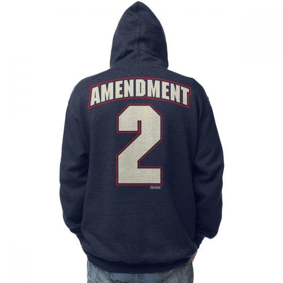 7.62 Design 2nd Amendment Freedom Huppari Navy Heather