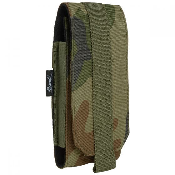 Brandit MOLLE Iso Puhelintasku Woodland