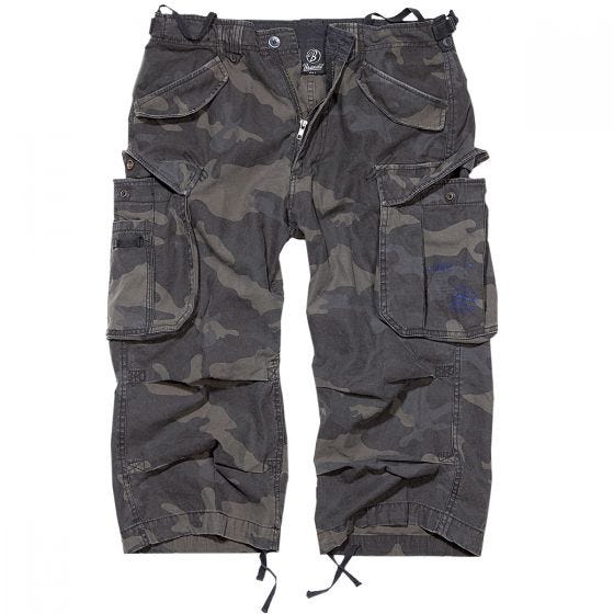 Brandit Industry Vintage 3/4-pituiset Shortsit - Dark Camo
