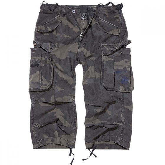 Brandit Industry Vintage 3/4-pituiset Shortsit - Dark Camo