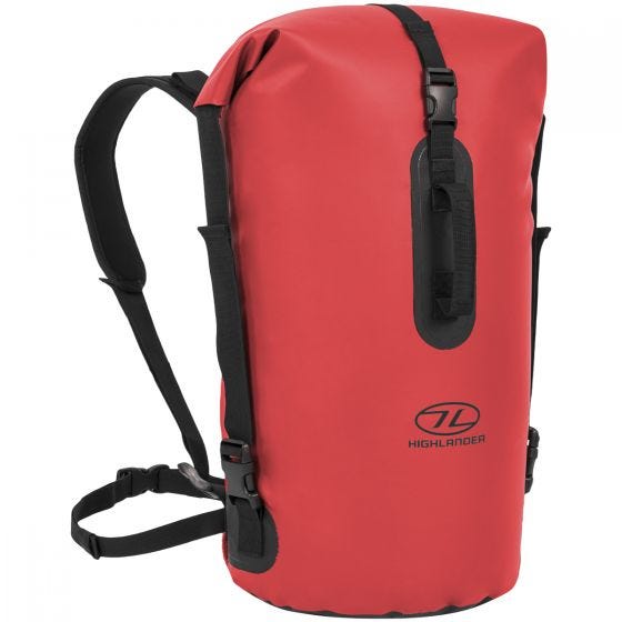 Highlander Troon Drybag 45L Duffle Bag Red