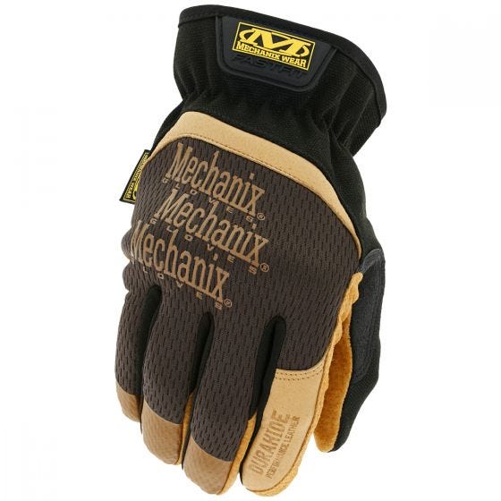 Mechanix Wear FastFit Leather Gloves Brown