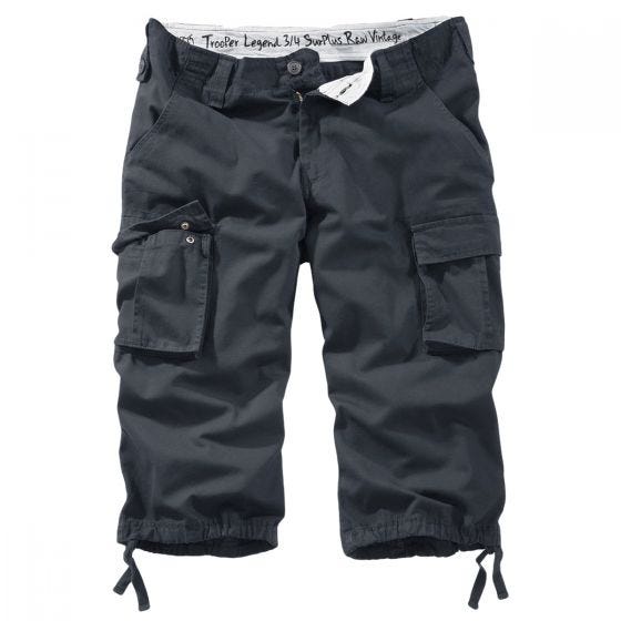 Surplus Trooper Legend 3/4 Shortsit - Antrasiitti