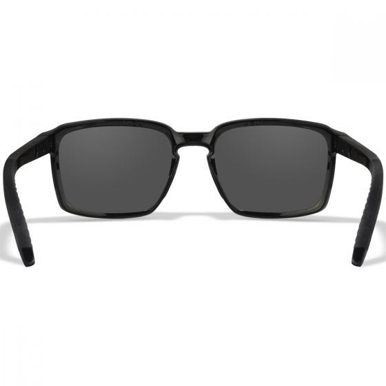 Wiley X WX Alfa Silmälasit - Captivate Polarized Grey Lenses / Gloss Black Frame