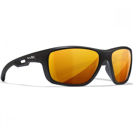 Wiley X WX Aspect Silmälasit - Captivate Polarized Bronze Mirror Lens / Matte Black Frame