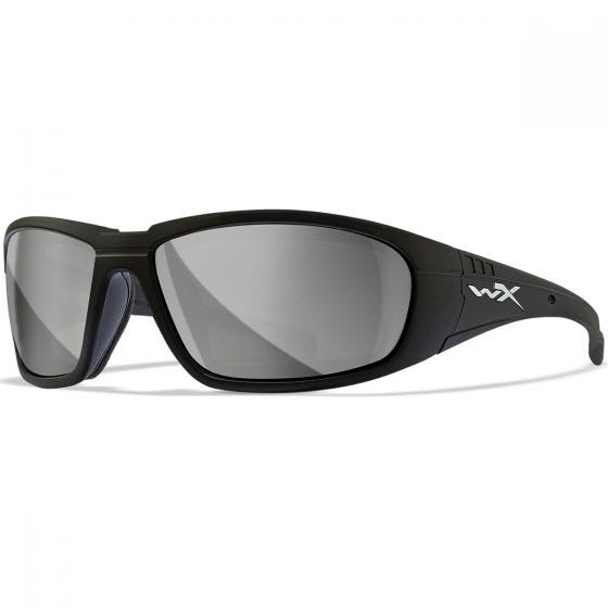 Wiley X WX Boss Silmälasit - Silver Flash Lens / Matte Black Frame