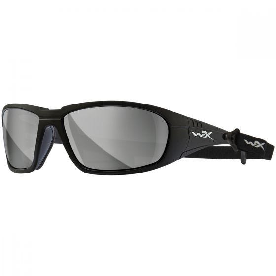 Wiley X WX Boss Silmälasit - Silver Flash Lens / Matte Black Frame