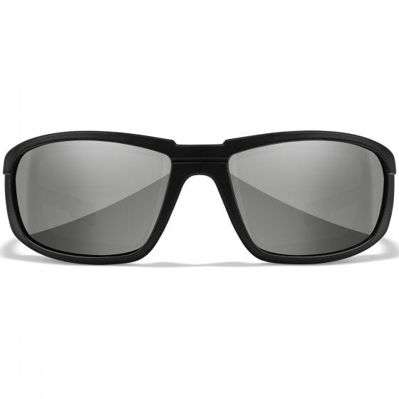 Wiley X WX Boss Silmälasit - Silver Flash Lens / Matte Black Frame