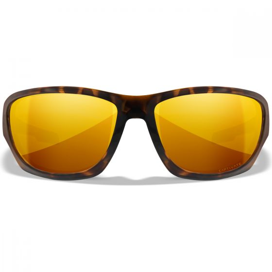 Wiley X WX Climb Silmälasit - Captivate Polarized Bronze Mirror Lenses / Gloss Tortoise Frame