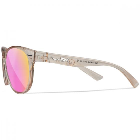 Wiley X WX Covert Silmälasit - Captivate Polarized Rose Gold Lenses / Gloss Crystal Blush Frame