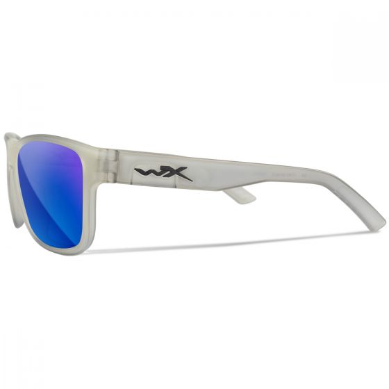 Wiley X WX Ovation Silmälasit - Captivate Polarized Blue Mirror Lenses / Matte Slate Frame