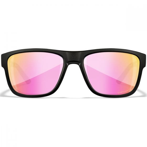 Wiley X WX Ovation Silmälasit - Captivate Polarized Rose Gold Mirror Lenses / Matte Black Frame