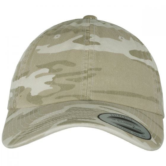 YP Low Profile Camo Washed Cap Sandstorm