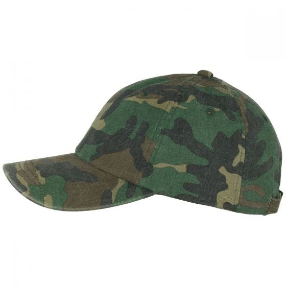 YP Low Profile Camo Washed Lippalakki Pesty Woodland