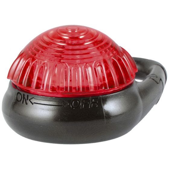 Adventure Lights Guardian Tag-It Clip-On Light Red