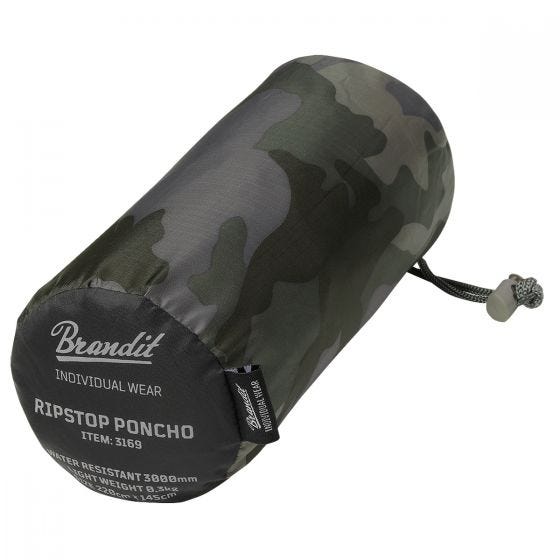 Brandit Poncho Ripstop Dark Camo