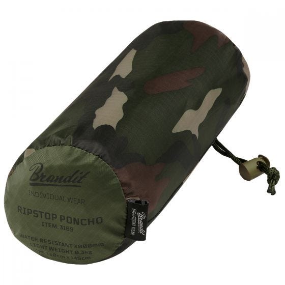 Brandit Poncho Ripstop Woodland