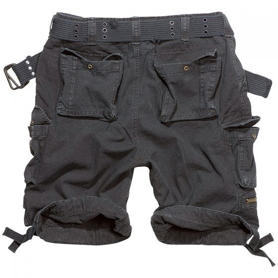 Brandit Savage Vintage Shortsit - Musta