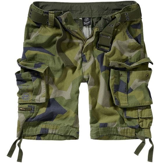 Brandit Savage Vintage Shortsit - Swedish M90 Camo