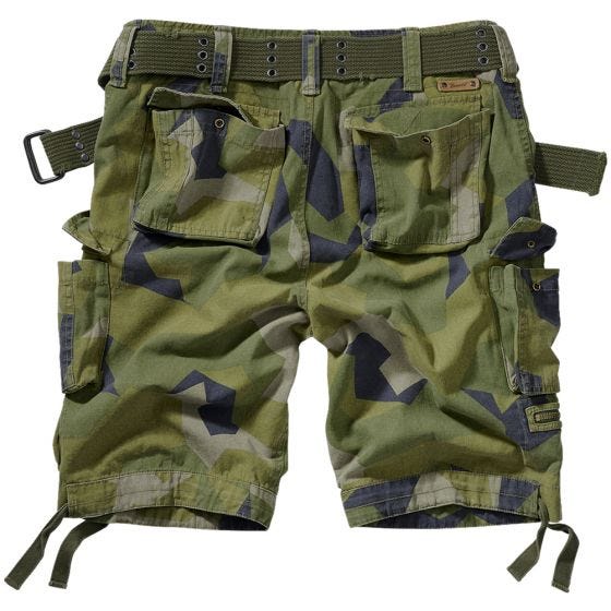 Brandit Savage Vintage Shortsit - Swedish M90 Camo