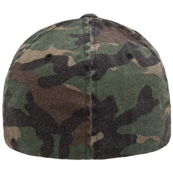 Flexfit Garment Washed Camo Lippalakki - Pesty Woodland