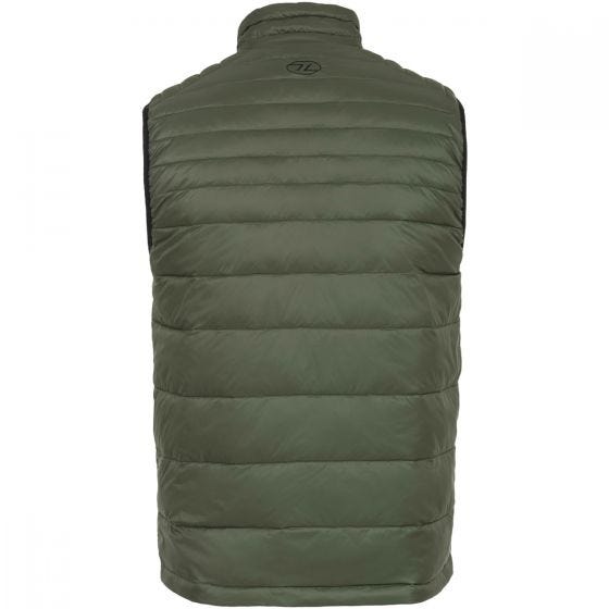 Highlander Kaksipuolinen Gilet-liivi - Musta/Oliivi