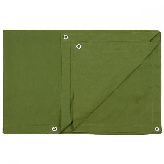 MFH Canvas' Suojapeite Metal Eyelets 305x365cm - Oliivi