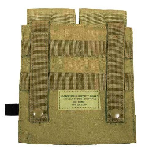 MFH Double M4/M16 Magazine Pouch MOLLE Coyote