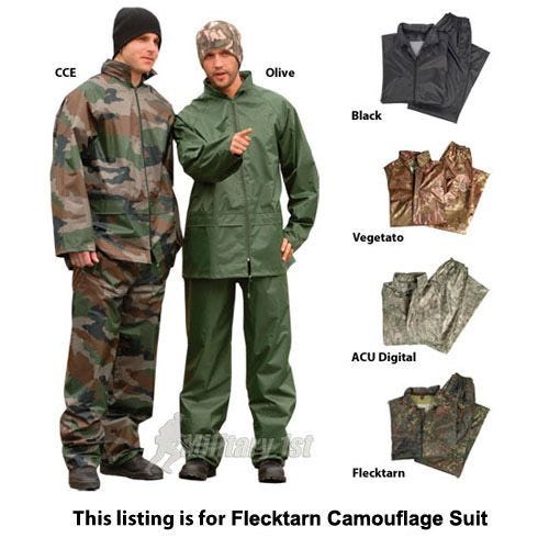 Mil-Tec Vedenpitävä Puku - Flecktarn