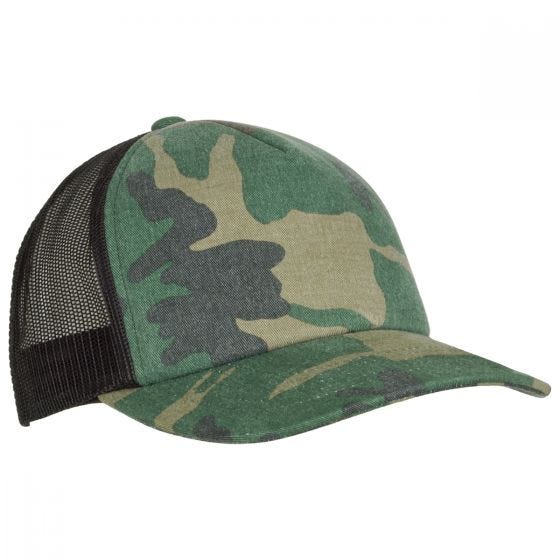 YP Trucker Lippalakki Maastokuosi Woodland/Musta