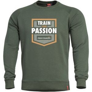 Pentagon Hawk Train your Passion Collegepusero Camo Green