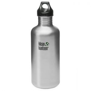 Klean Kanteen Classic 1182ml Bottle with Loop Cap Brushed Stainless