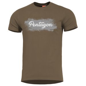 Pentagon Ageron Grunge T-paita Terra Brown