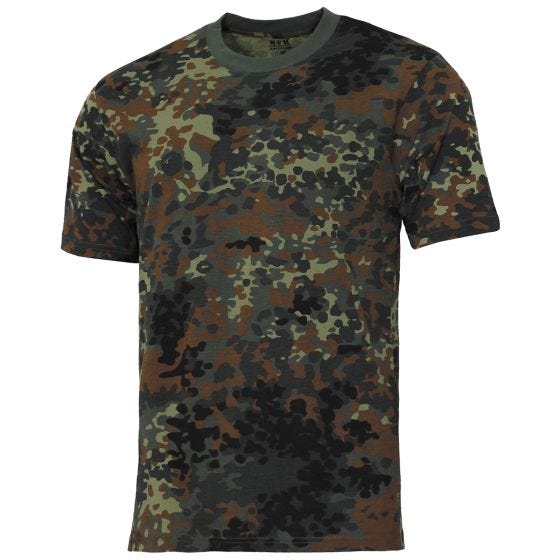 MFH US Streetstyle T-paita - Flecktarn
