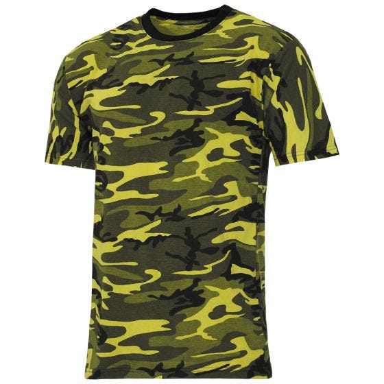 MFH US Streetstyle T-paita - Yellow Camo