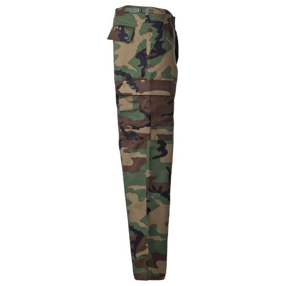 MFH US BDU Reinforced Taisteluhousut - Woodland
