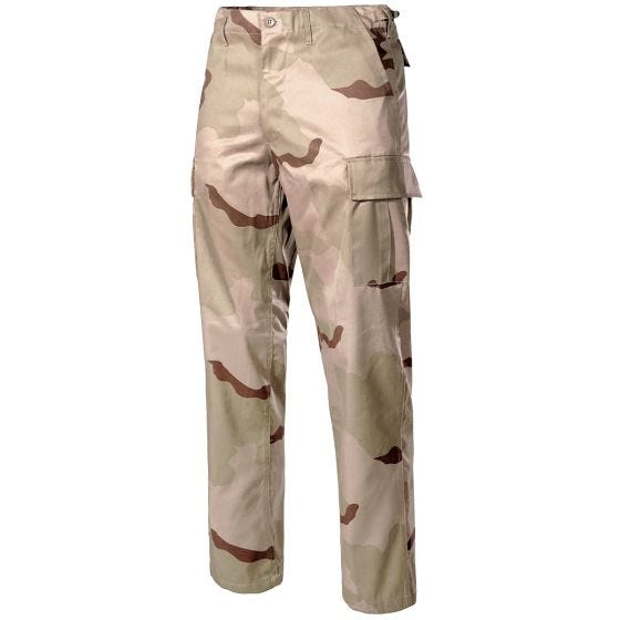 MFH US BDU Taisteluhousut - 3-Värinen Desert