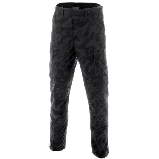 MFH BDU Taisteluhousut Ripstop - Night Camo