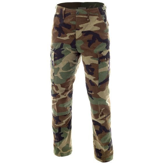 MFH BDU Taisteluhousut Ripstop - Woodland