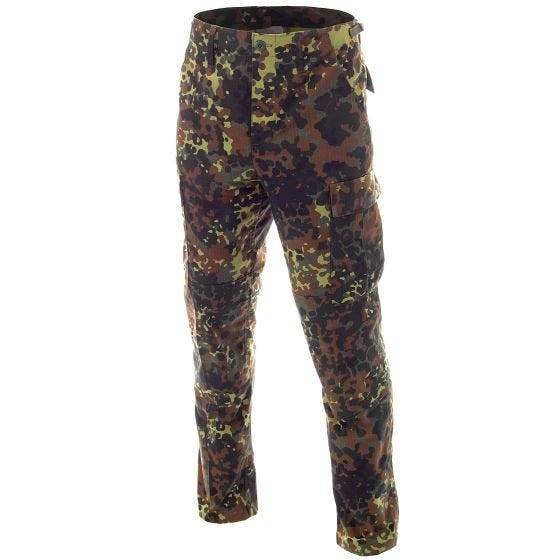 MFH BDU Taisteluhousut Ripstop - Flecktarn