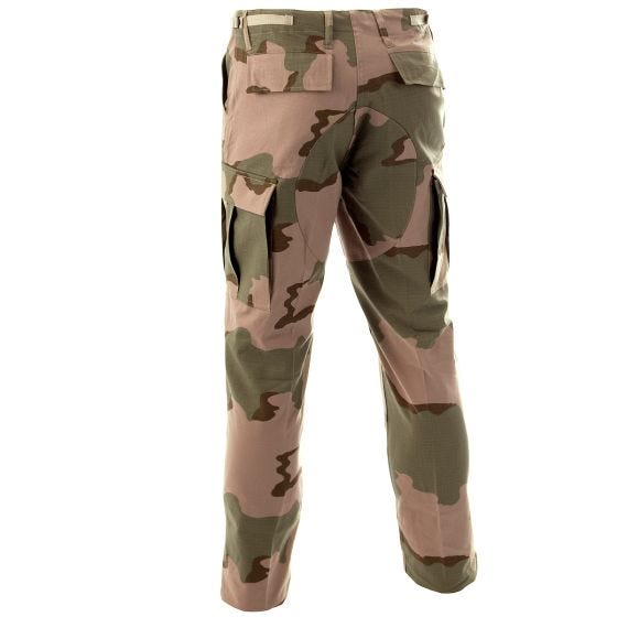 MFH BDU Taisteluhousut Ripstop - 3-Värinen Desert