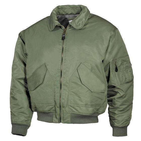 MFH US CWU Lentäjäntakki - OD Green