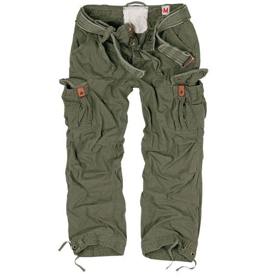 Surplus Premium Vintage Housut - Oliivi