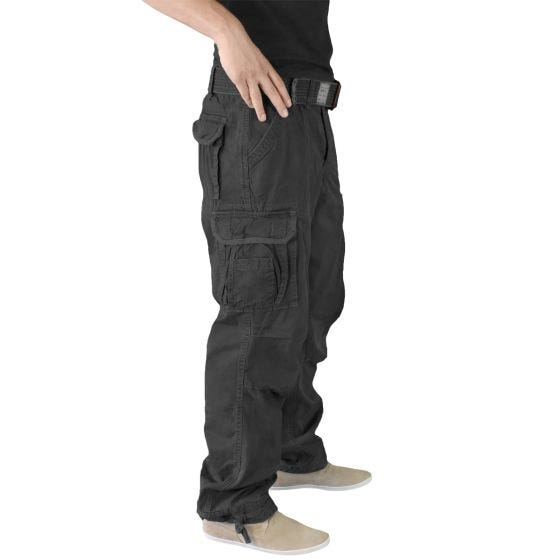 Surplus Premium Vintage Housut - Musta