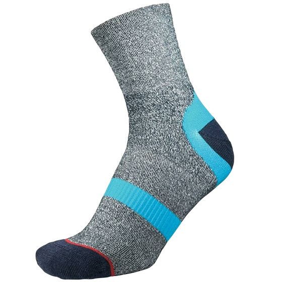 1000 Mile Approach Reprave Double Layer Sukat - Navy Marl/Kingfisher