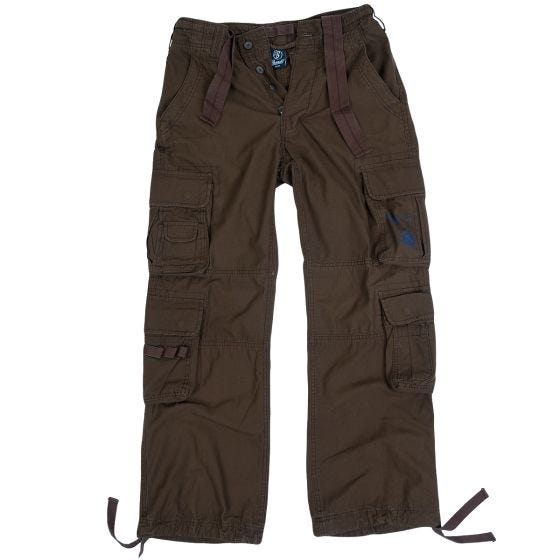 Brandit Pure Vintage Trousers Brown
